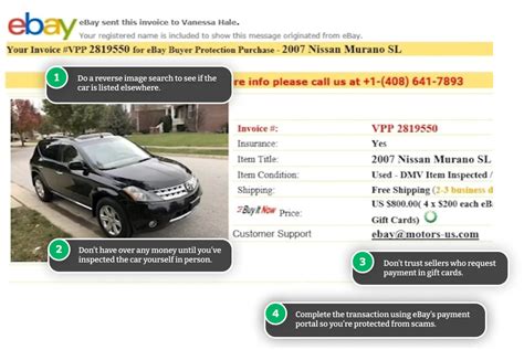 car scams if you are the seller